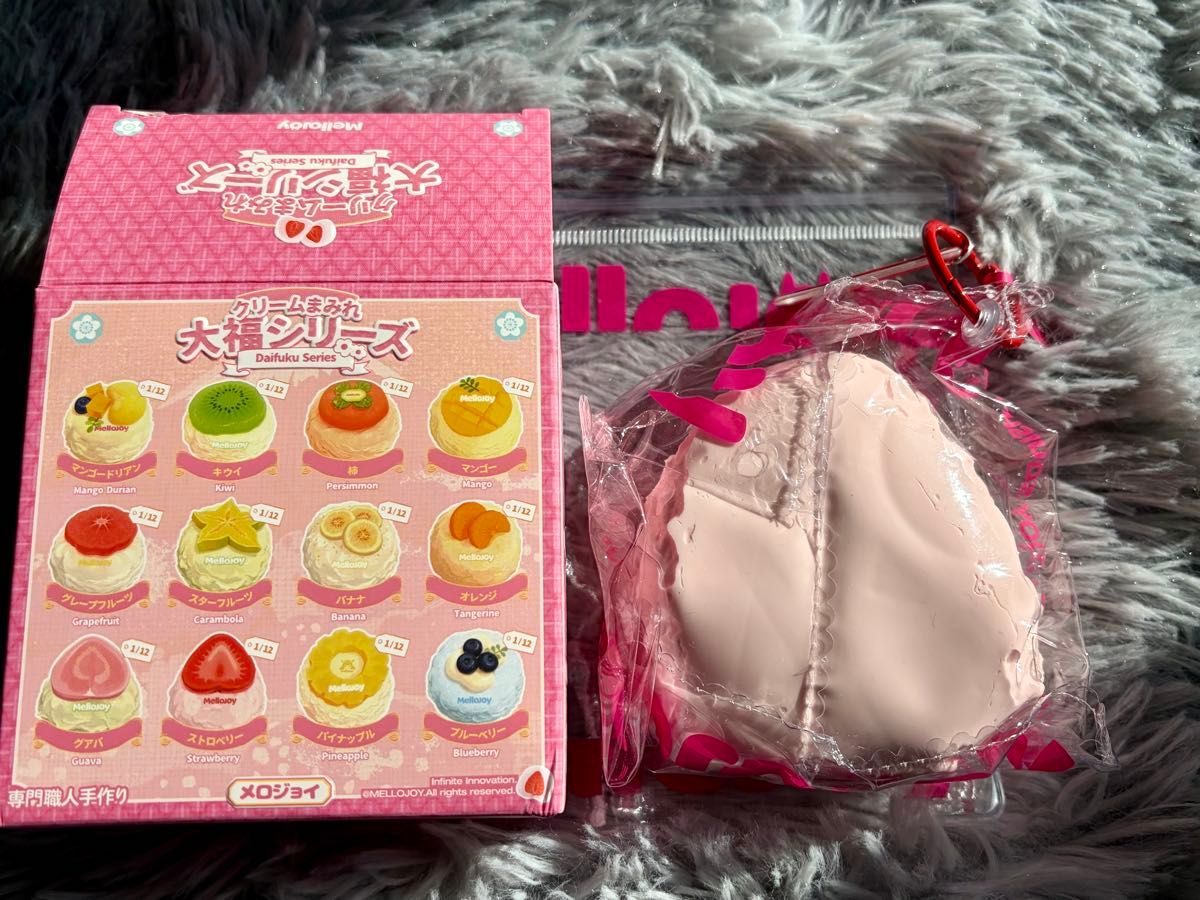 メロジョイ mellojoy スクイーズ 大福シリーズ いちご ストロベリー