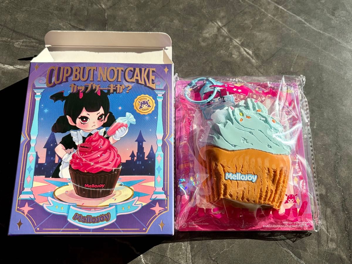 メロジョイ mellojoy スクイーズ カップケーキか シーソルトアイシング