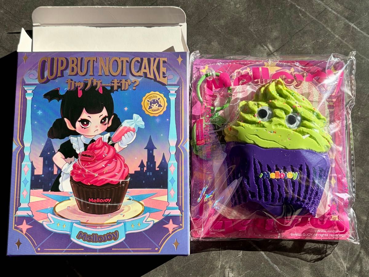 メロジョイ mellojoy スクイーズ カップケーキか エイリアンマフィン
