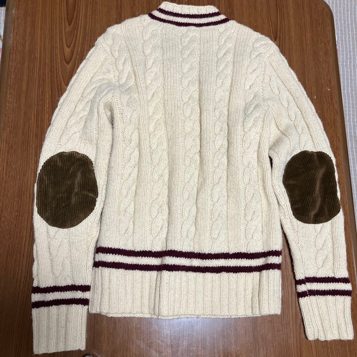 Polo by Ralph Lauren 100% WOOL HAND KNIT セーター S ラルフローレン