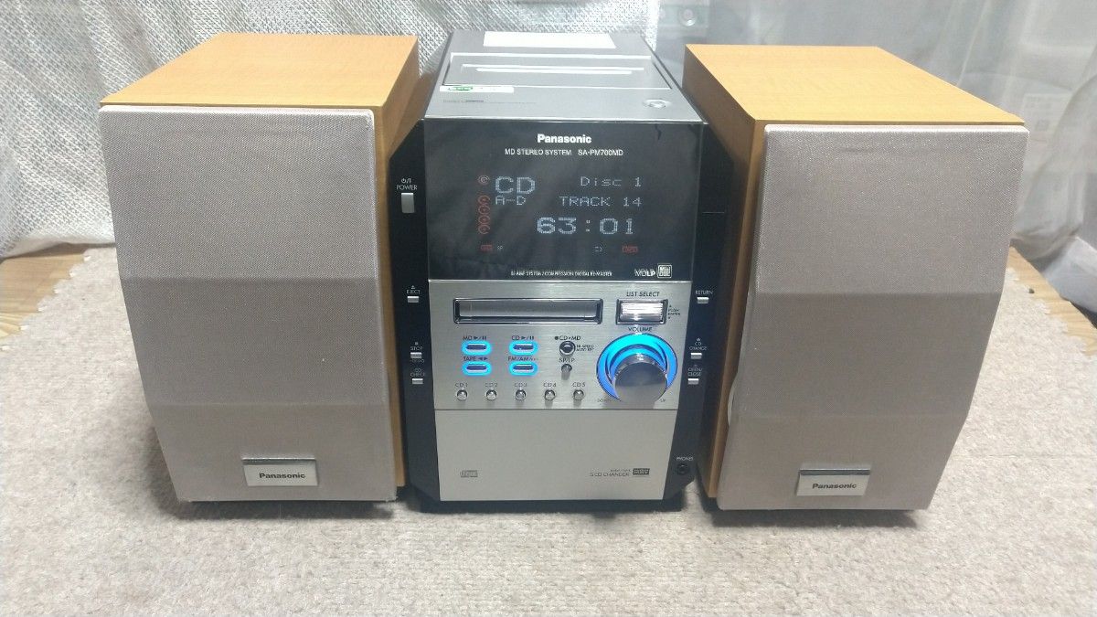 Panasonic SA-PM700MD (5CDチェンジャー) リモコン付き｜Yahoo!フリマ