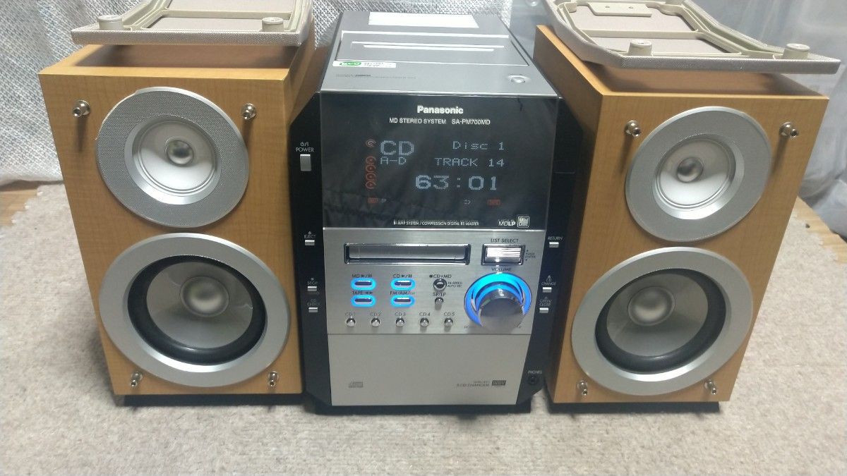 Panasonic SA-PM700MD (5CDチェンジャー) リモコン付き｜Yahoo!フリマ