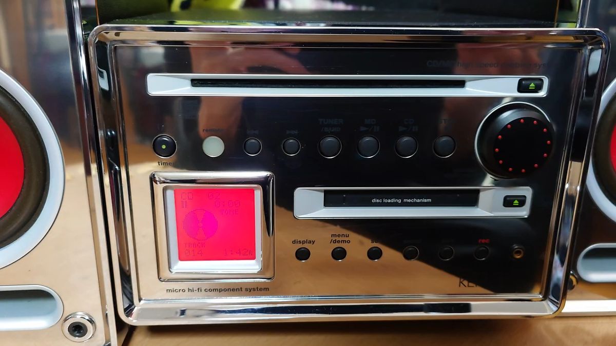 オンキョー ONKYO CD/MDチューナーアンプ FR-9GX システムコンポ