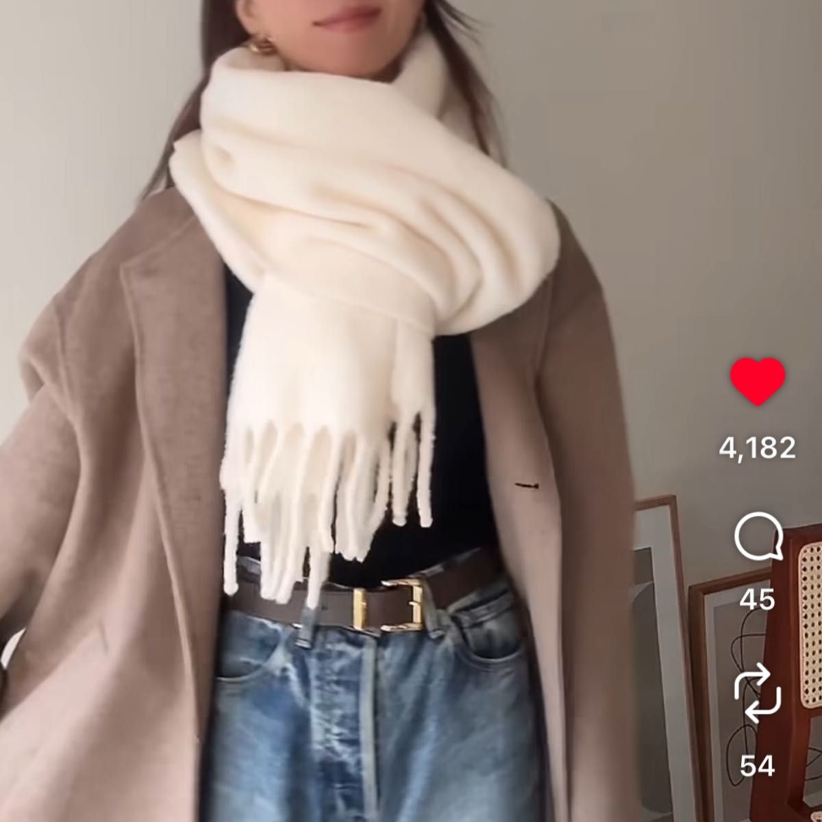 新品】ZARAウールショートスカーフコートSベージュ｜Yahoo!フリマ（旧