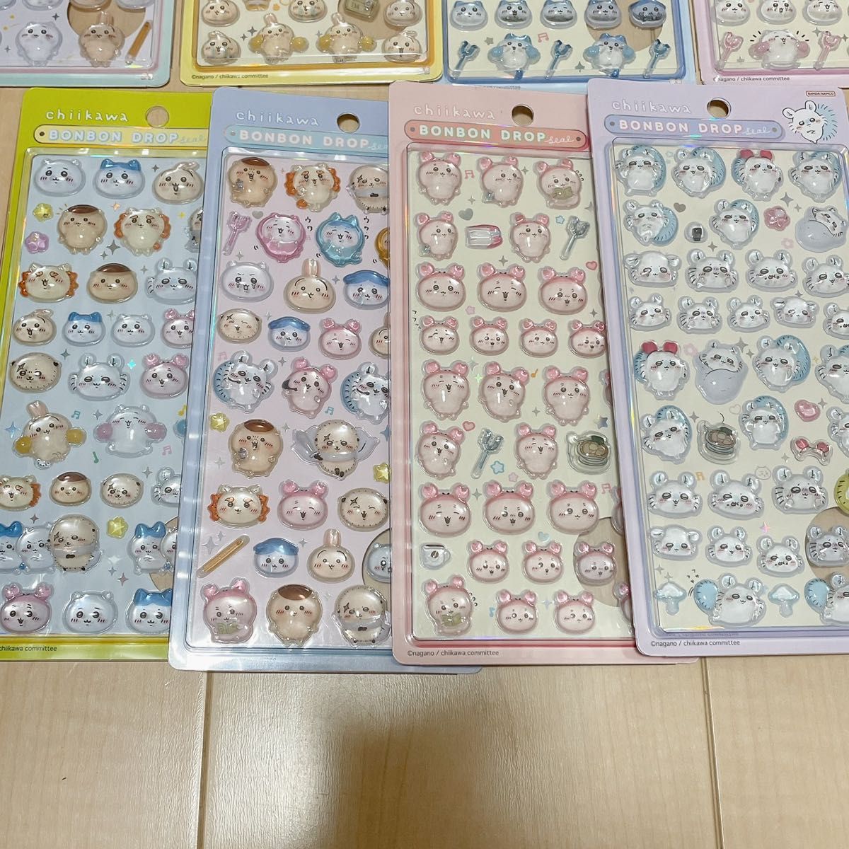 正規品ちいかわ 第1弾 第2弾 ボンボンドロップシール コンプリート 8種
