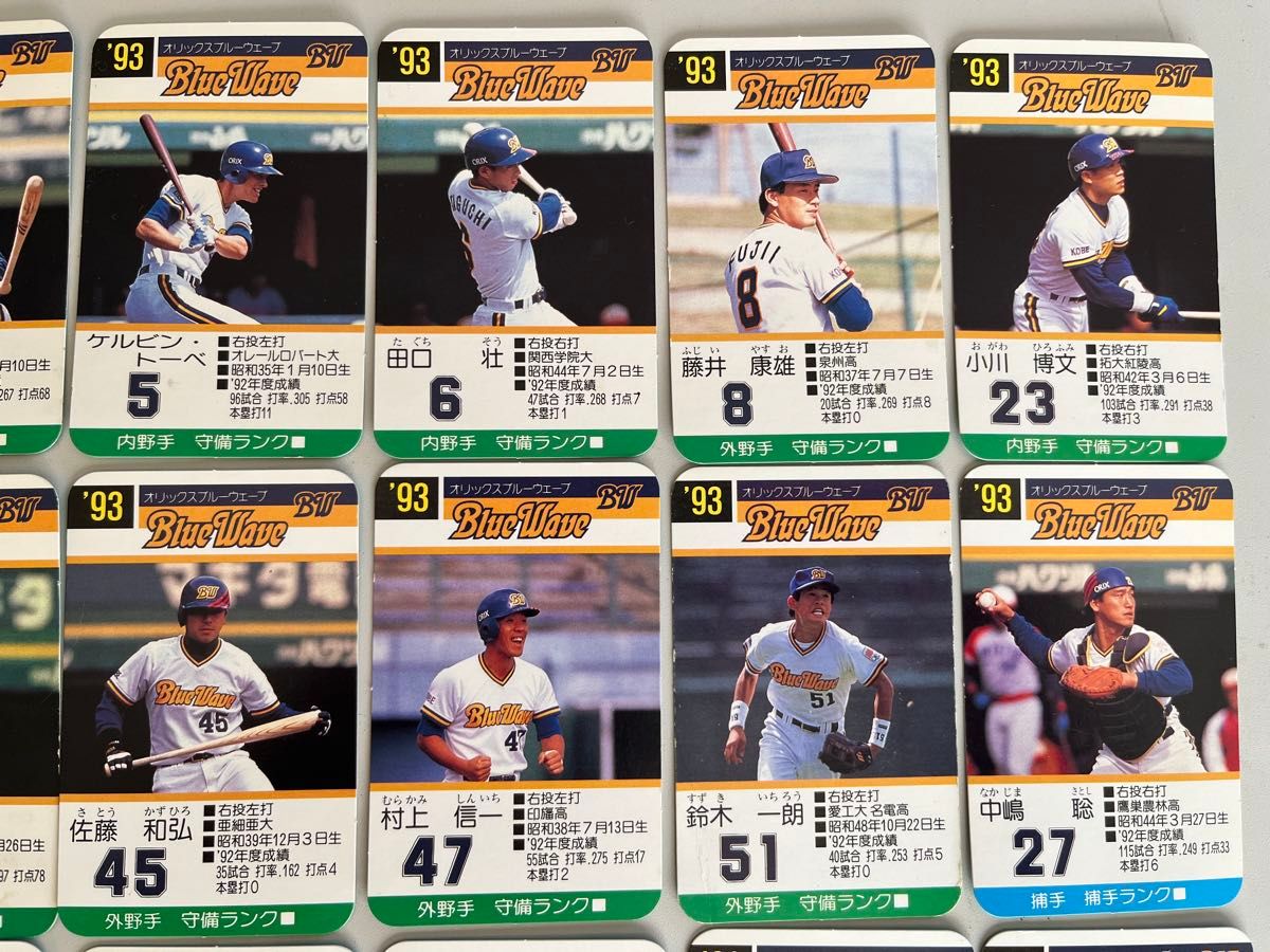 タカラ プロ野球カードゲーム 93年 オリックスブルーウェーブ 鈴木一朗