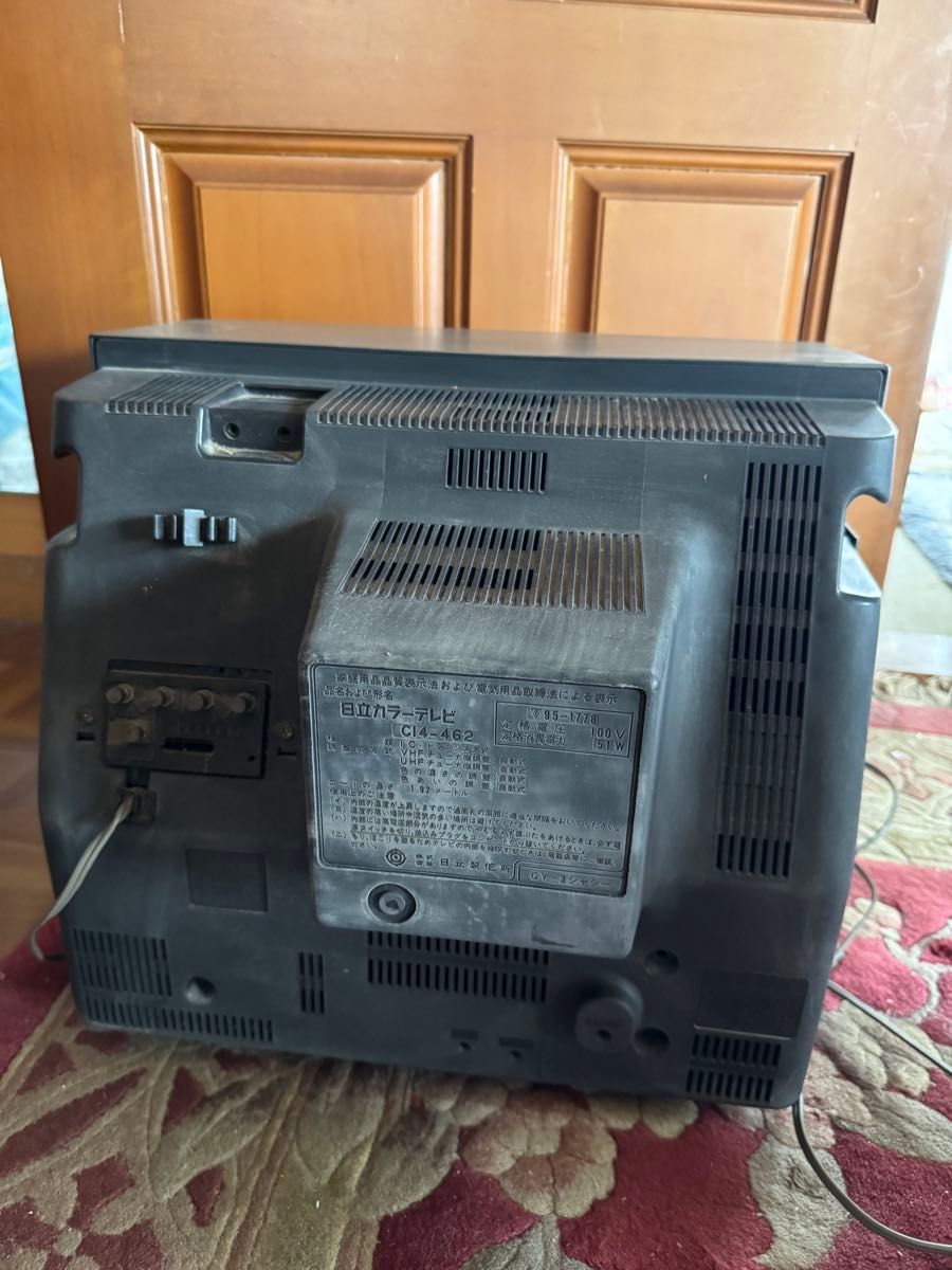 HITACHI Kido Color ブラウン管テレビ レトロ ビンテージ｜Yahoo