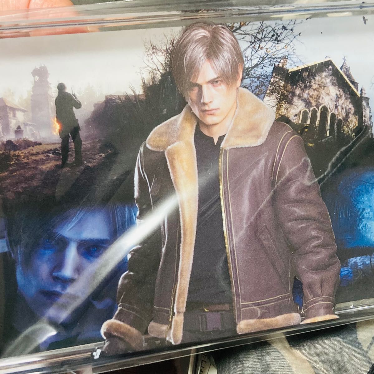 大カプコン展 バイオハザード アクリルブロック レオン｜Yahoo!フリマ