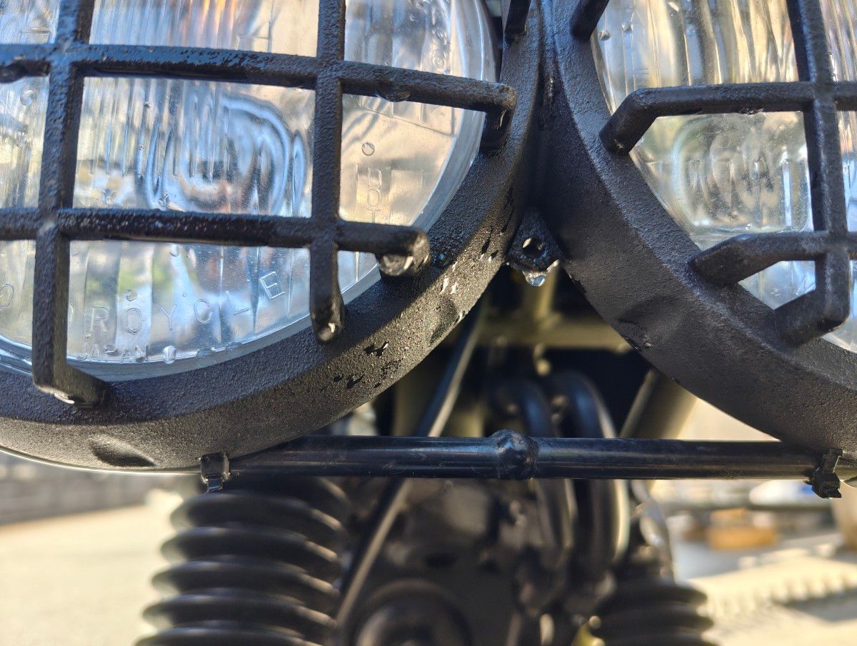 PS250・MF09・ヘッドライトガード・東京パーツ・デカ目USズーマー