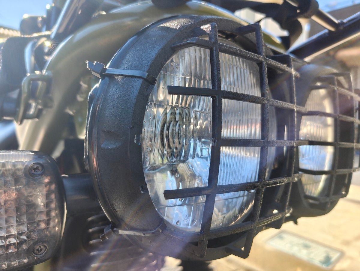 PS250・MF09・ヘッドライトガード・東京パーツ・デカ目USズーマー