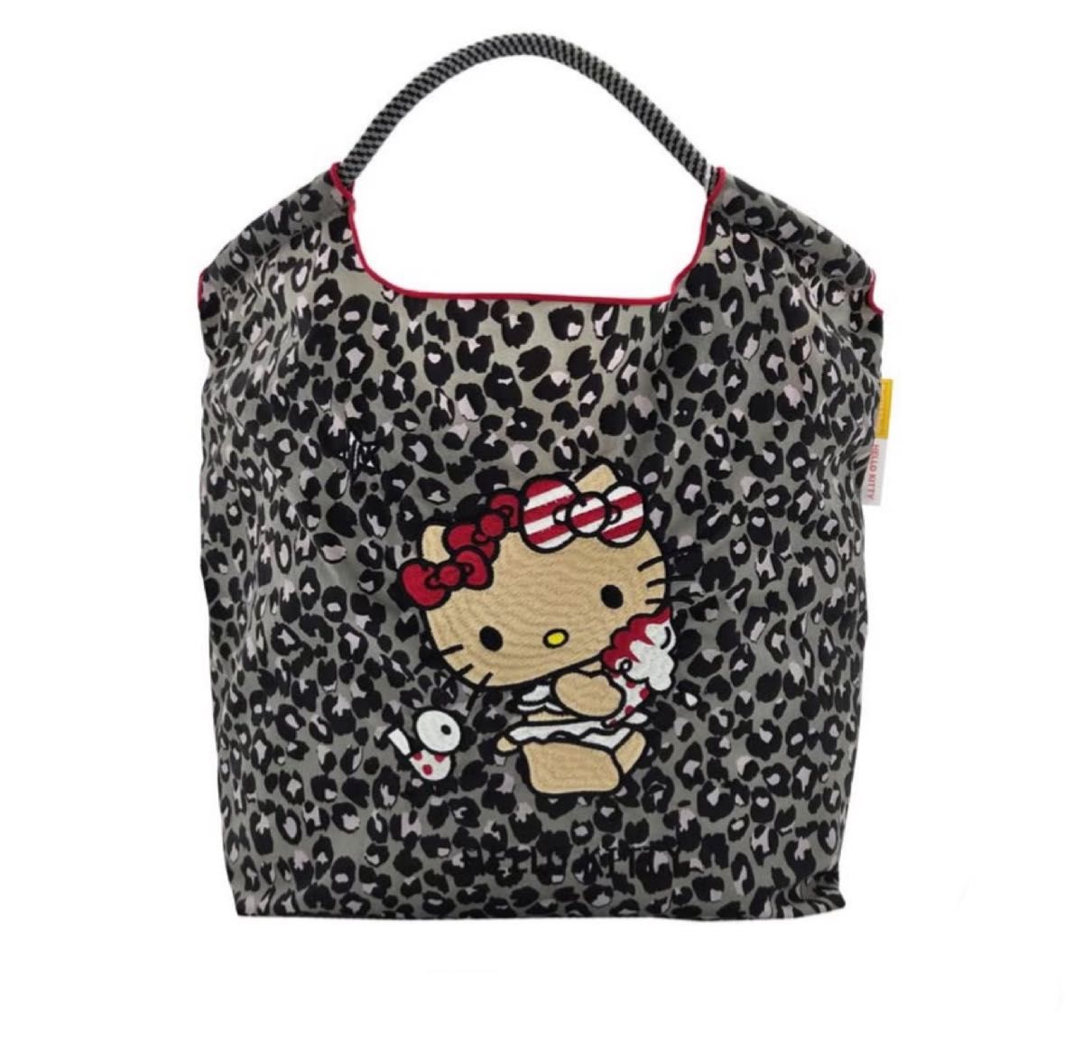 ボール&チェーン 日焼けハローキティ ヒョウ柄 レオパード エコバッグ