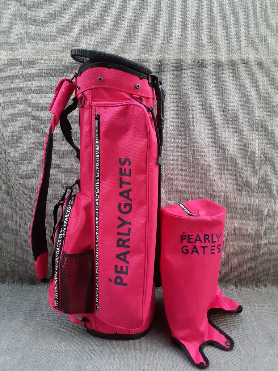 パーリーゲイツ 軽量 スタンド式 キャディバッグ ピンク系｜Yahoo