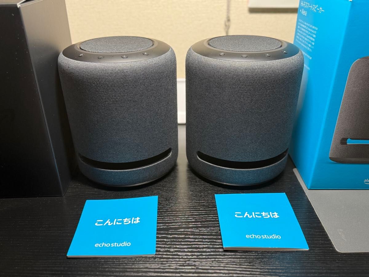 Amazon Echo Studio 2台セット(箱無し) Amazon Echo Studio 2台セット