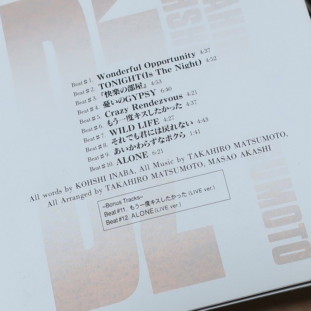 公式台湾盤 B'z IN THE LIFE ボーナストラック2曲 海外盤 レア｜Yahoo