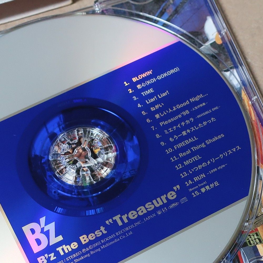 公式台湾盤 B'z The Best Treasure ボーナストラック 海外盤｜Yahoo