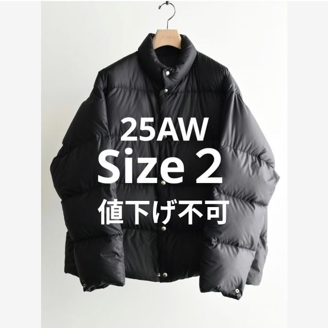COMOLI 25AW ダウン ジャケット コモリ ダウンジャケット ブラック