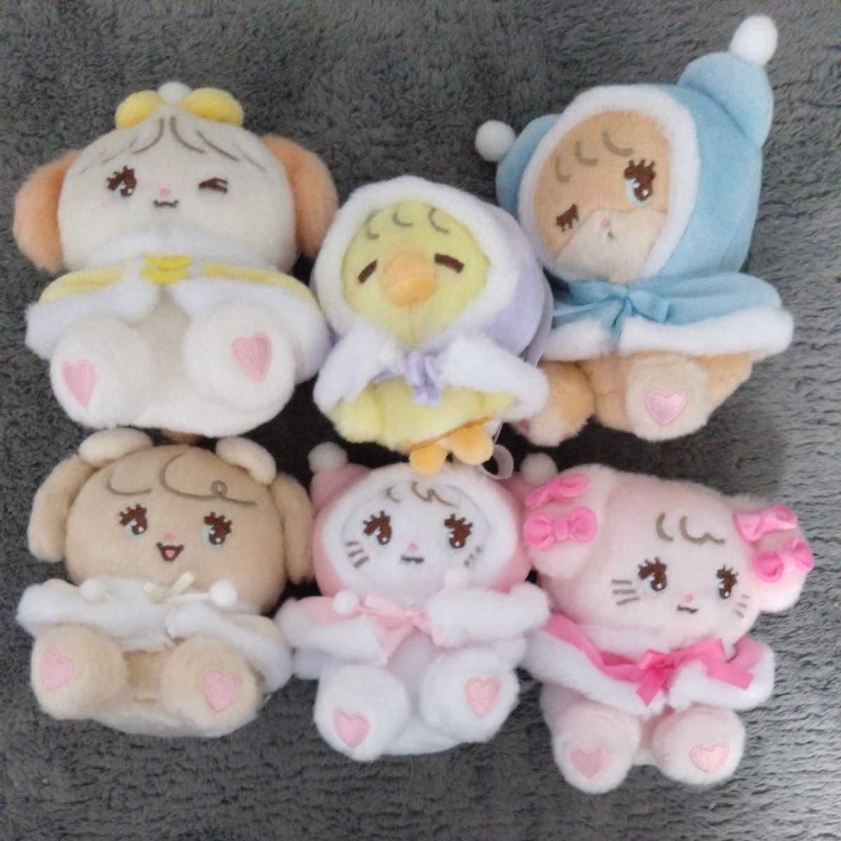 mikko characters Lilalamode おめかし ポンチョマスコット 全6種