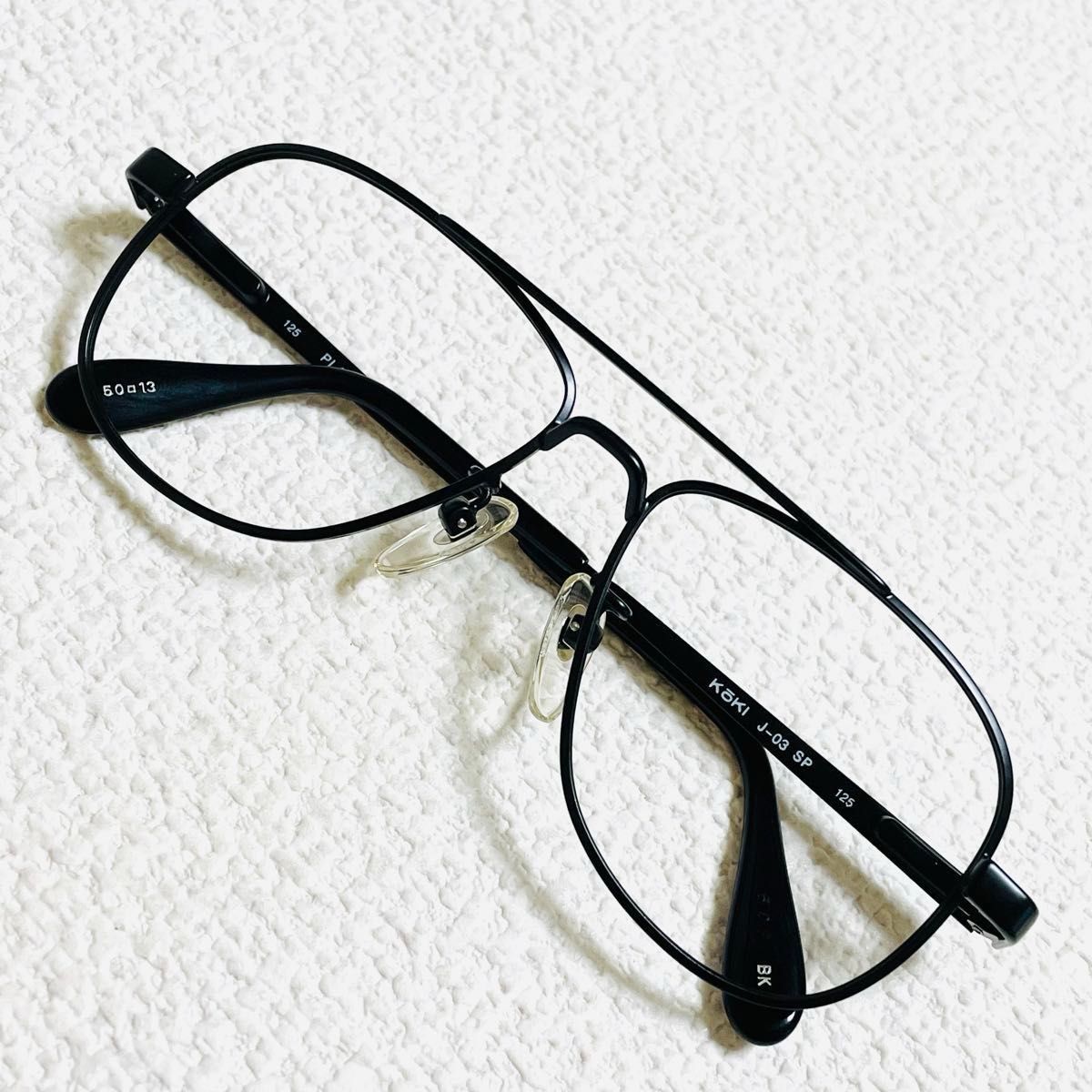 新品未使用 KoKI ツーブリッジ メガネフレーム 鯖江製 バネ丁番 増永