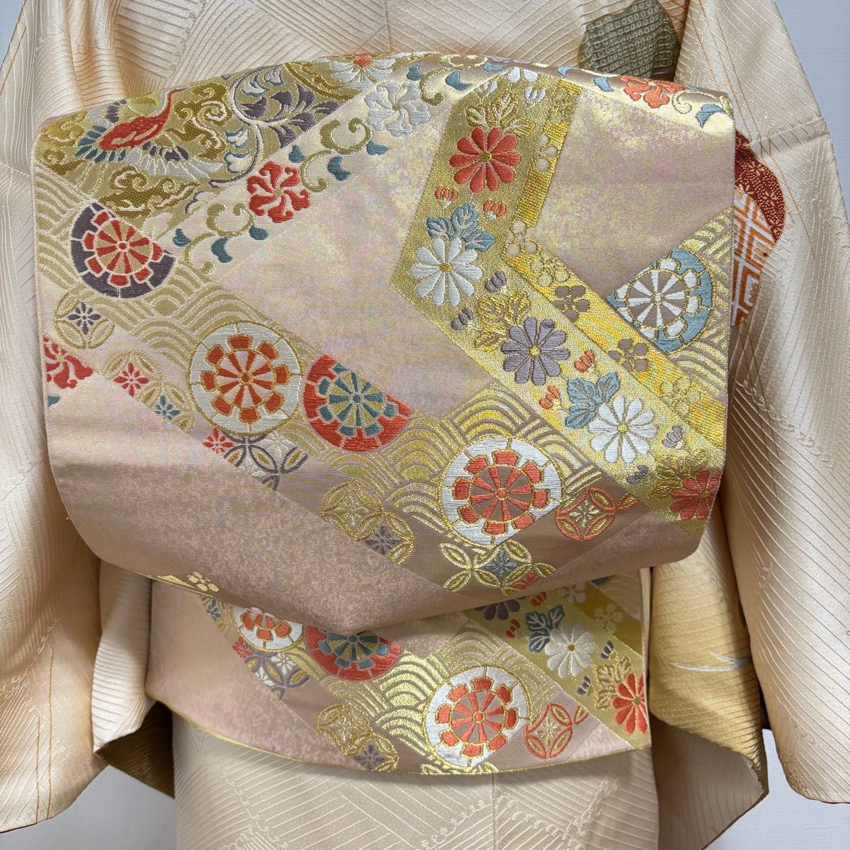 訪問着フルセット 訪問着 袋帯 帯揚げ 帯締め 4点セット 結婚式 披露宴