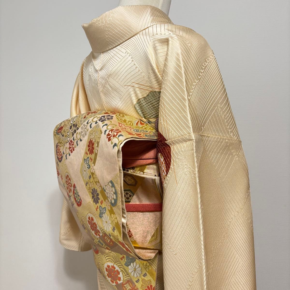 訪問着フルセット 訪問着 袋帯 帯揚げ 帯締め 4点セット 結婚式 披露宴