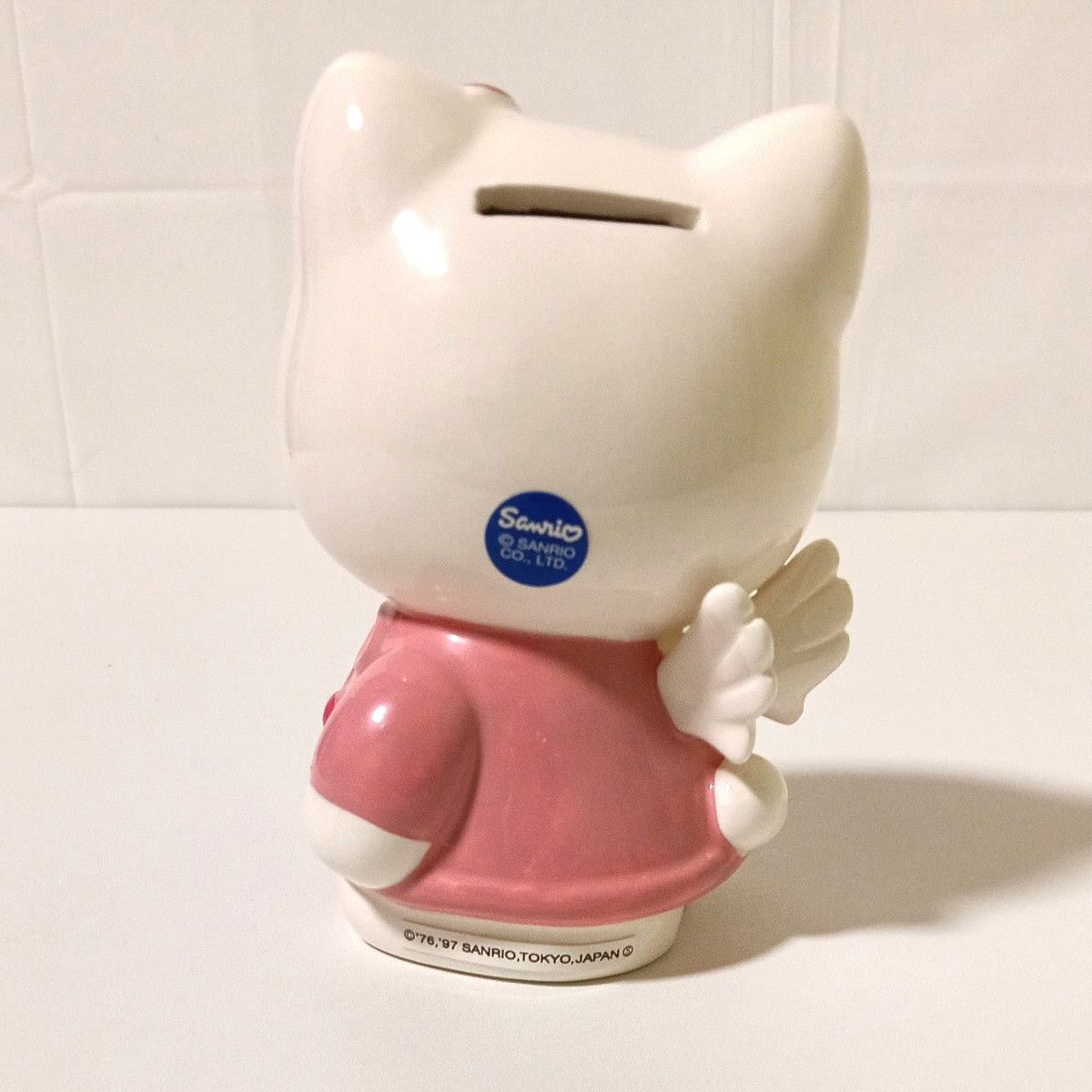 サンリオ Hello Kitty ハローキティ 陶器製 貯金箱 1997年当時物