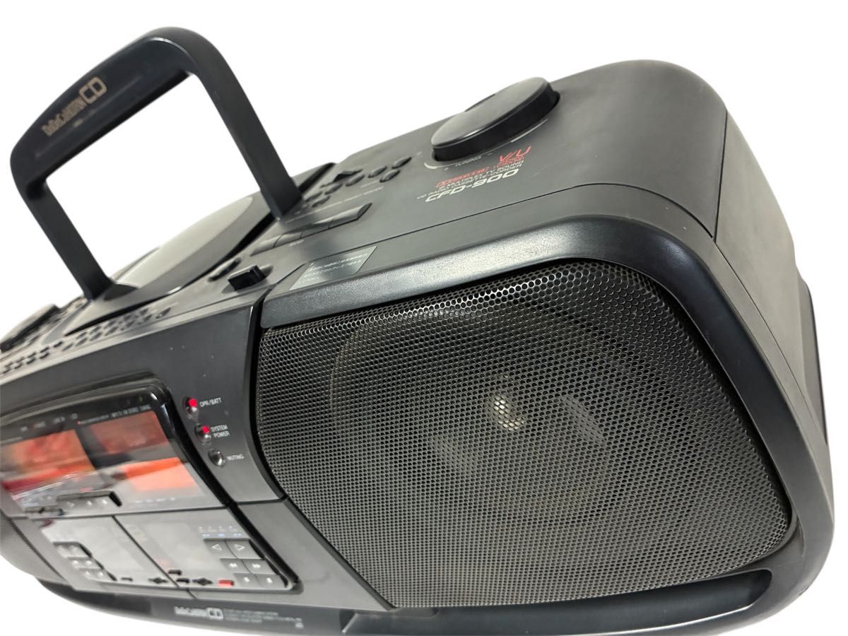 昭和レトロ】SONY CFD-900 CD ラジカセ ドデカホーン ブラック