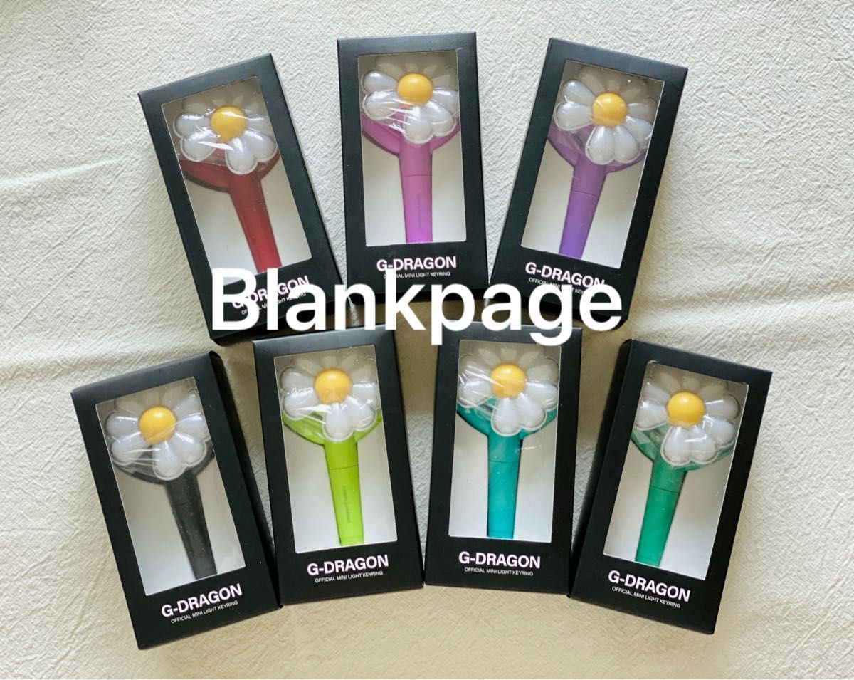 新品未開封 G-DRAGON ジードラゴン ミニペンライトキーリング ピンク色