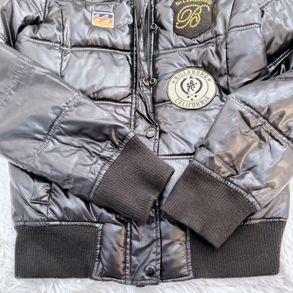 00s【archive】n2b/ファーダウンジャケット/Y2K/光沢/短丈/｜Yahoo