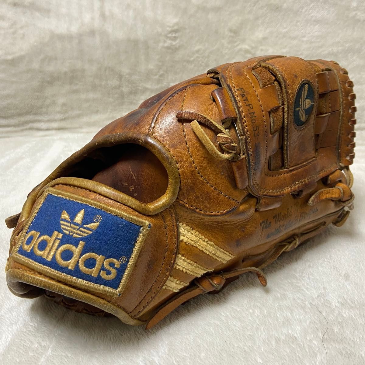 希少 ヴィンテージ アディダス 兼松江商 江川卓モデル 硬式 グローブ