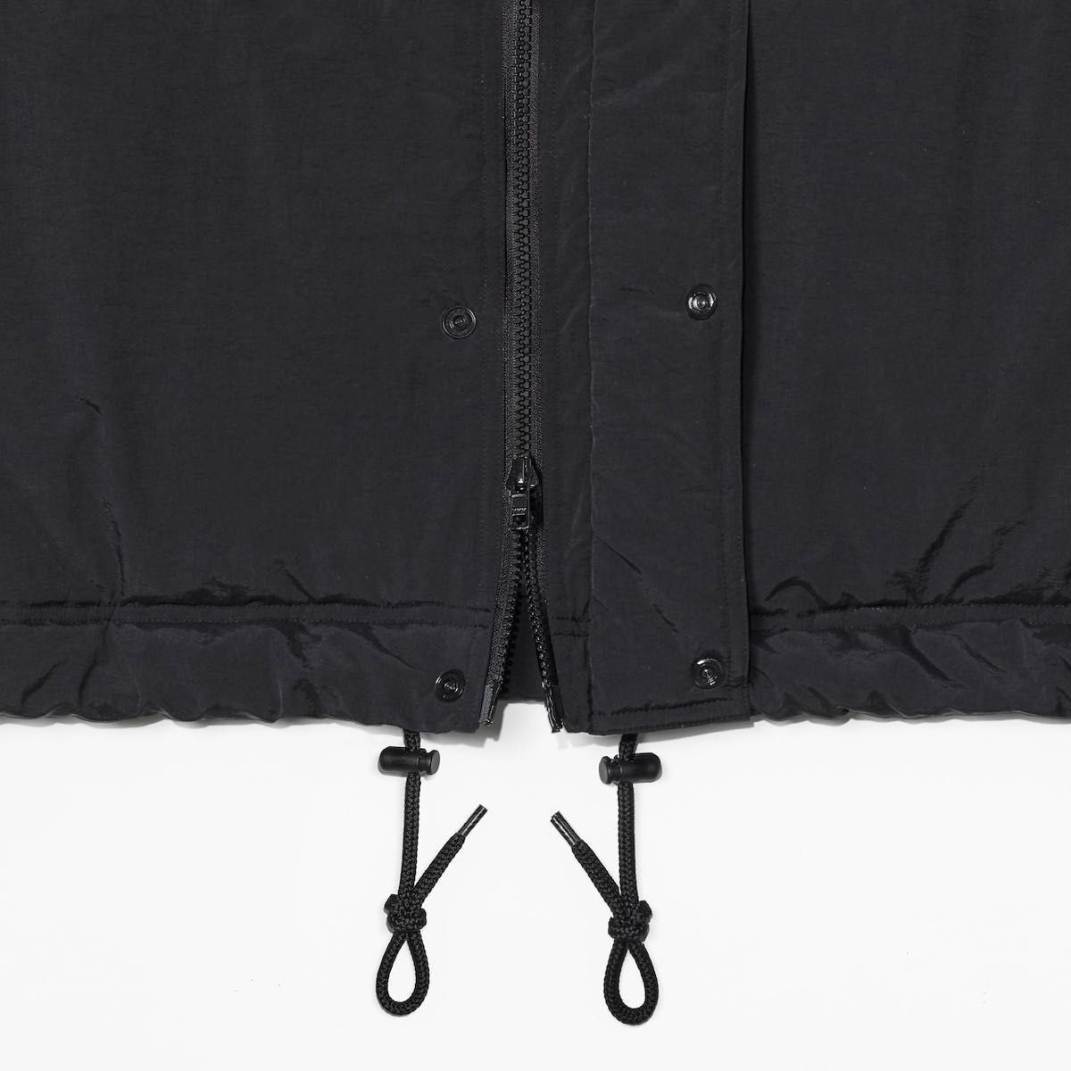 PADDED NYLON BENCH COAT (BLACK/GRAY) Lサイズ ENNOY ベンチコート
