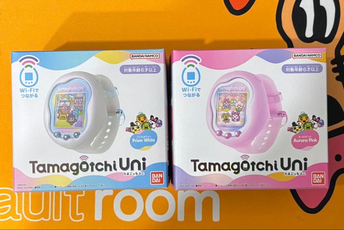 即発送】たまごっちユニ Tamagotchi Uni オーロラピンク プリズム