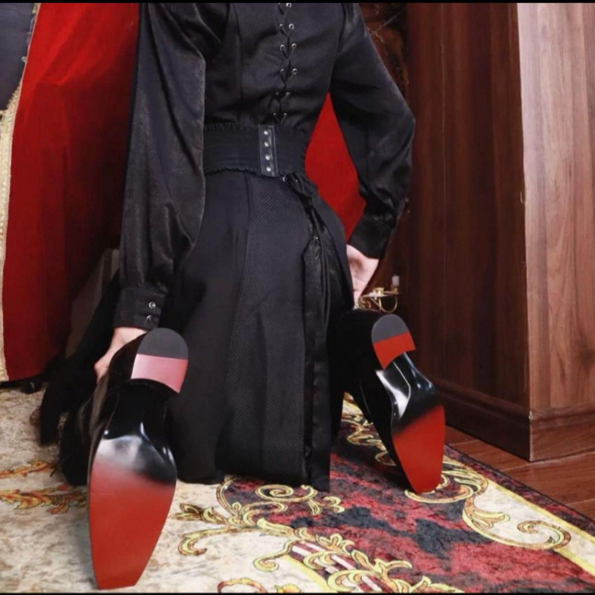 新品 厚底 シークレット ブーツ レッドソール 15cm 20cm ダオパオ