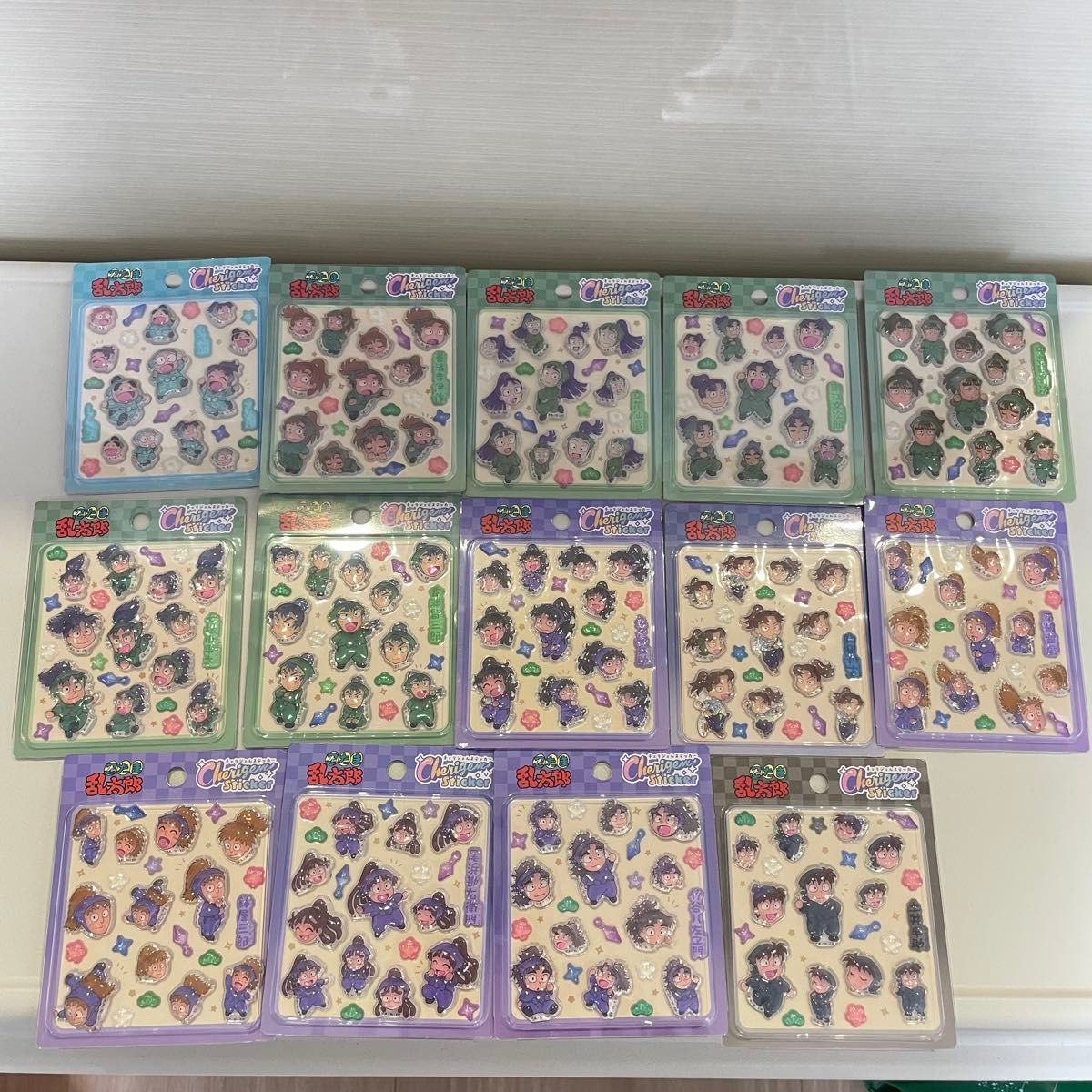 正規品】忍たま乱太郎 チェリジェムステッカー コンプリートセット 全