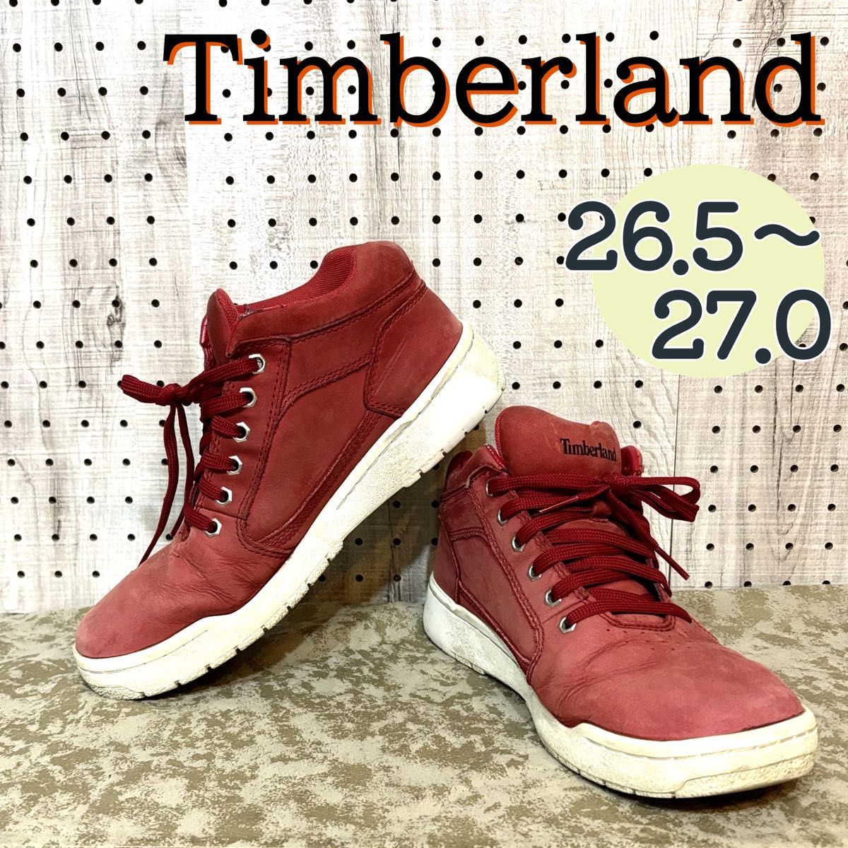 Timberland ティンバーランド ハイカットスニーカー ブーツ レッド 赤