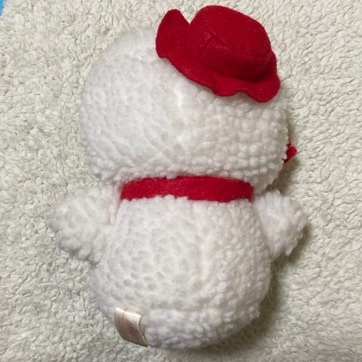 ハローキティ キティちゃん 雪だるま ぬいぐるみ マスコット 希少