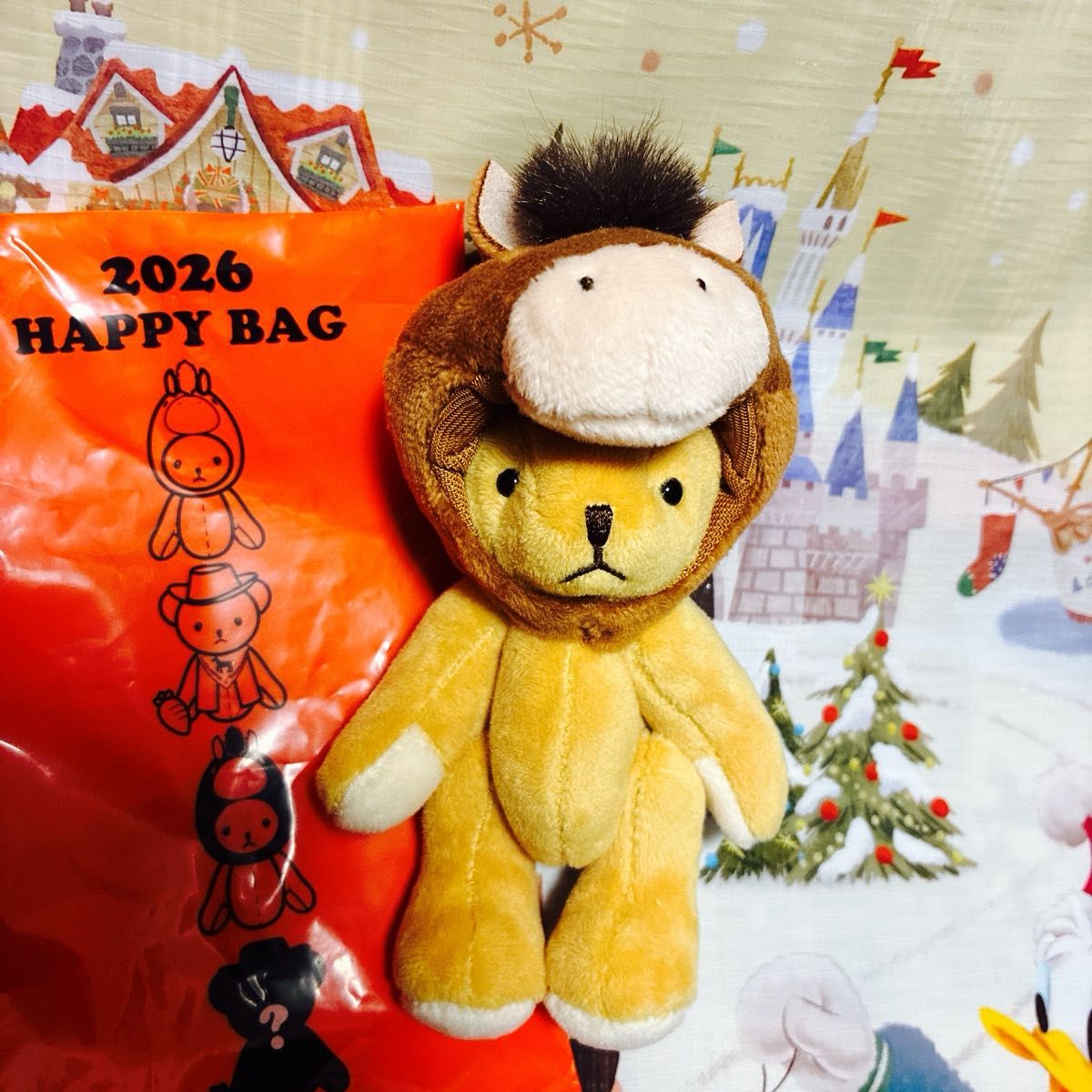 タリーズ ハッピーバッグ2026 ベア ベアフル ミニテディ 干支午年 馬