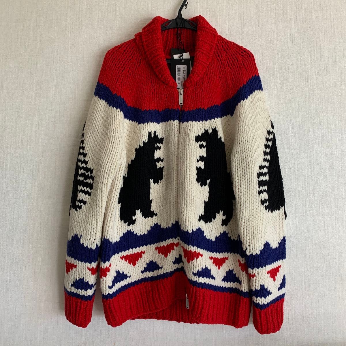 DSQUARED2 ディースクエアード ヘビーウェイト ニットカーディガン S