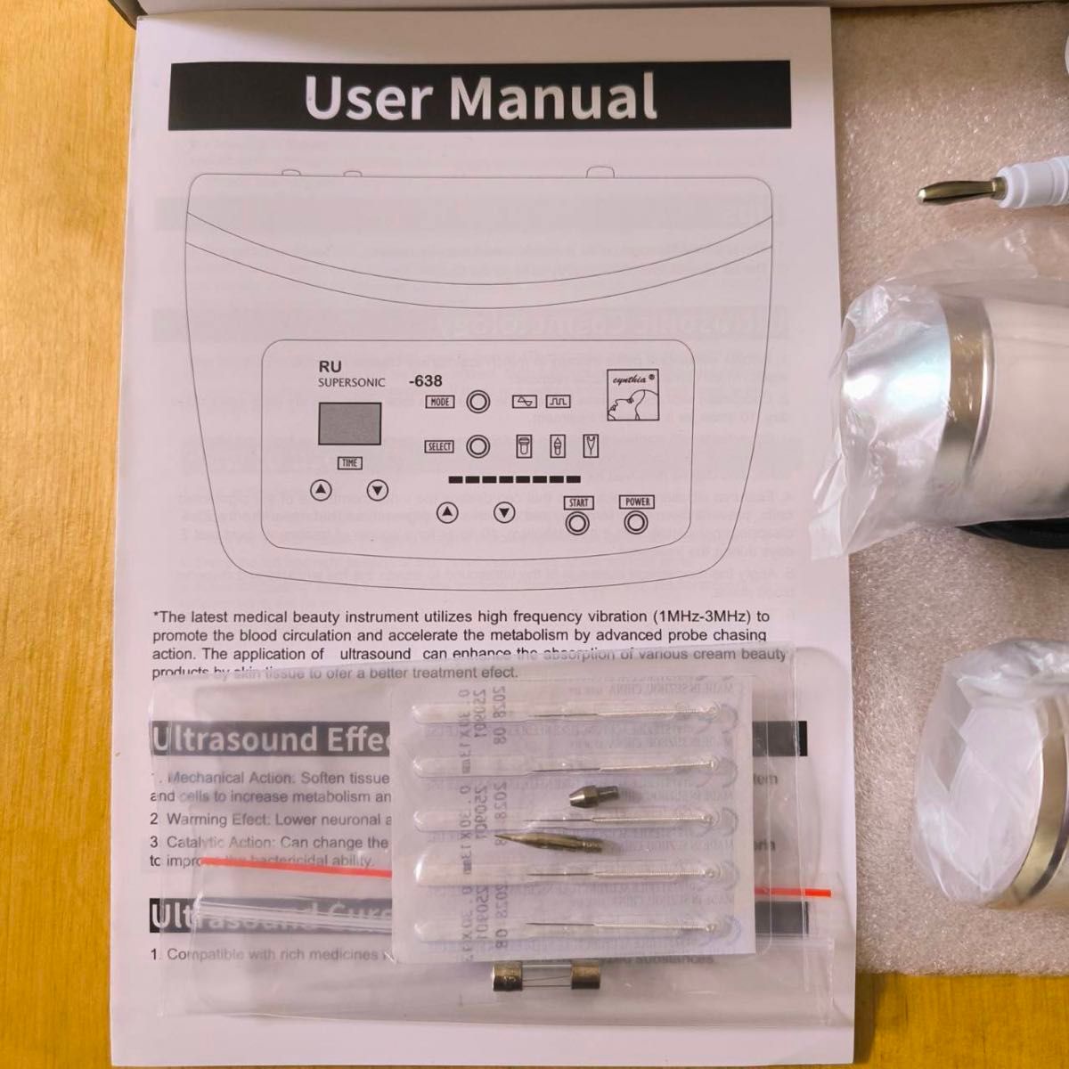 業務用 シミケア シミ取り WD-638 スーパーソニック 美顔器 エステ用