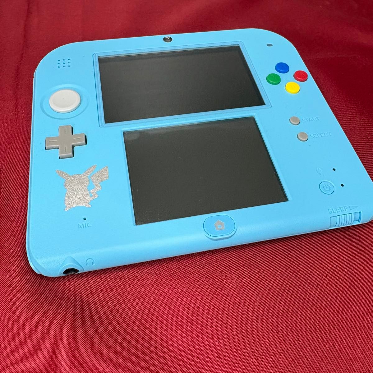 美品】ニンテンドー2DS ポケットモンスター サン・ムーン ライトブルー