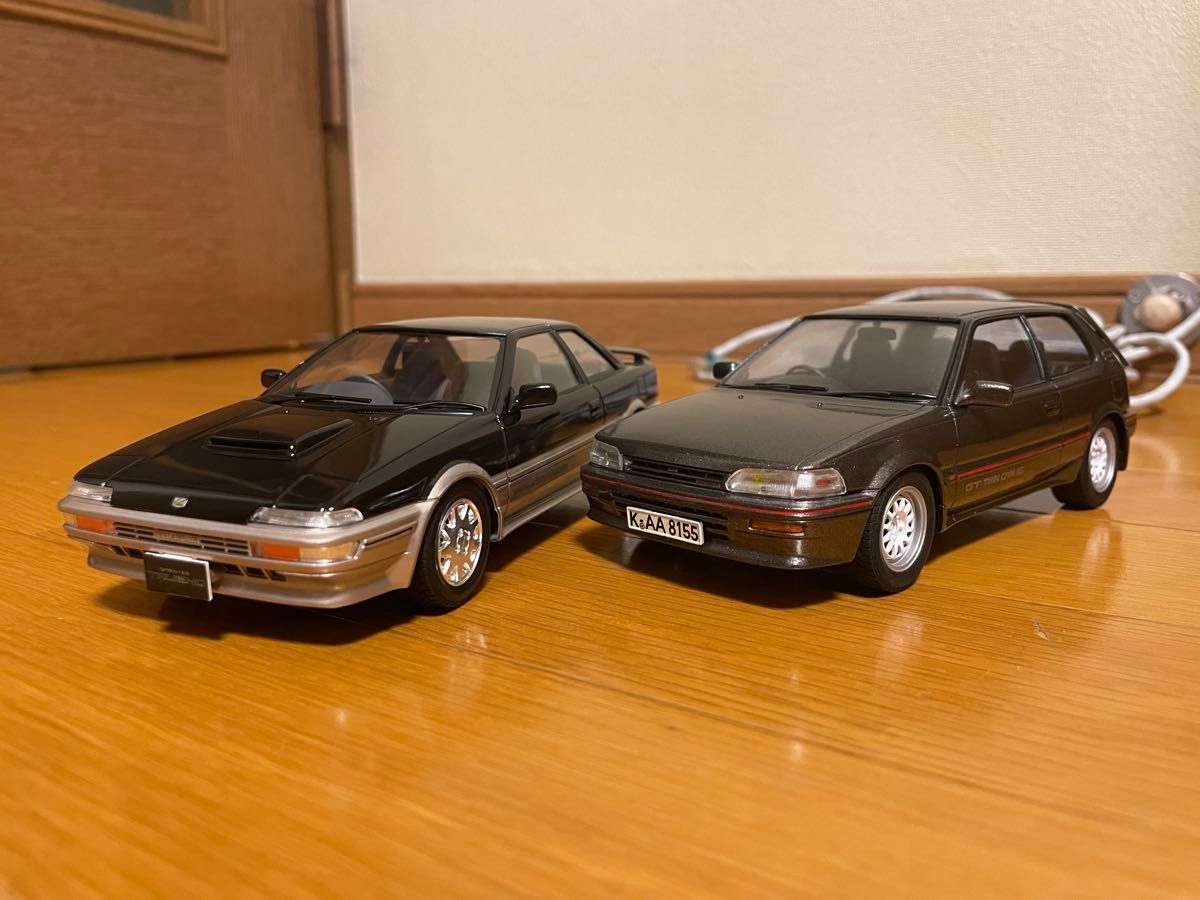タミヤ 1/24 トヨタ スプリンタートレノ GT-Z & カローラFX-GT AE92