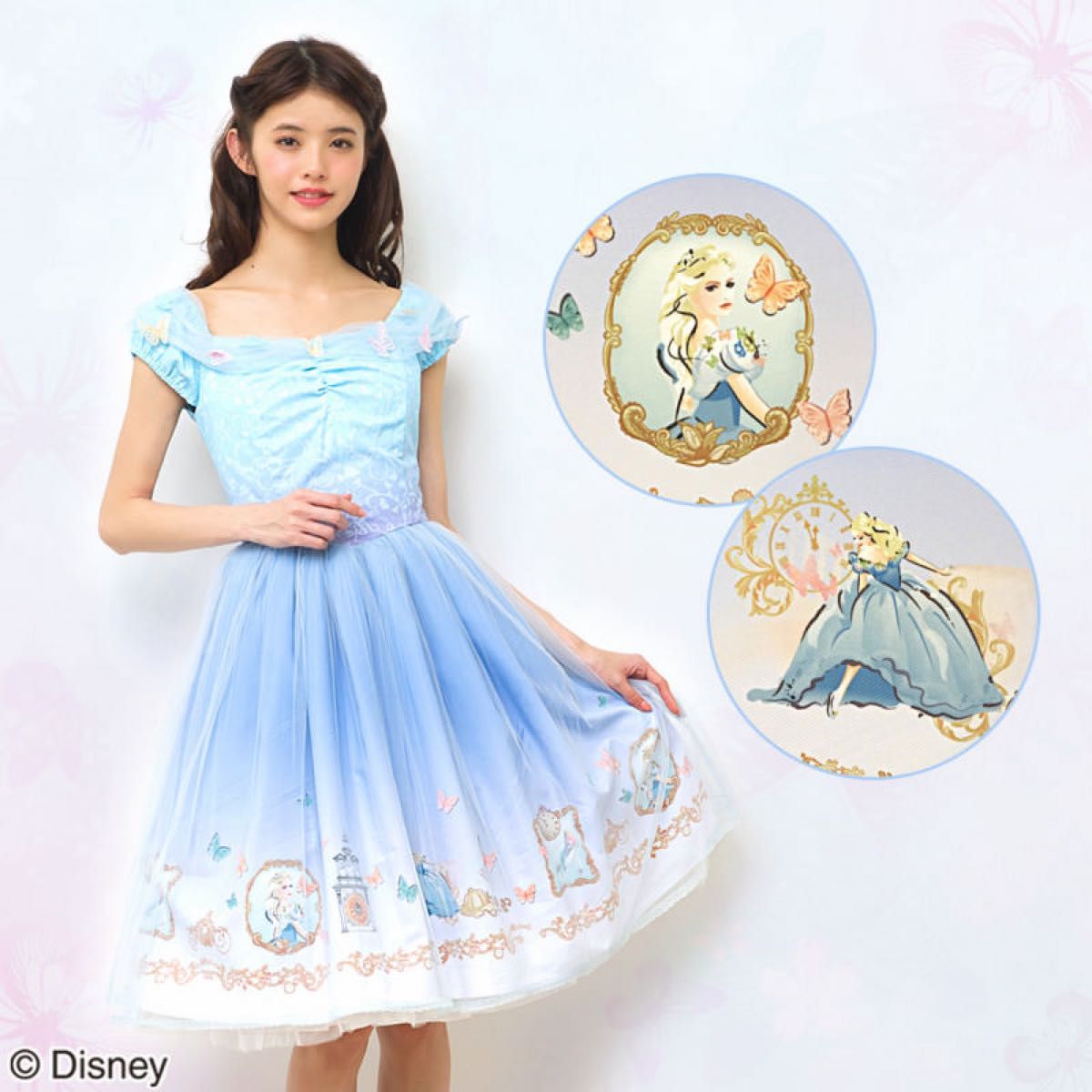 シークレットハニー ディズニー プリンセス 実写シンデレラ ドレス