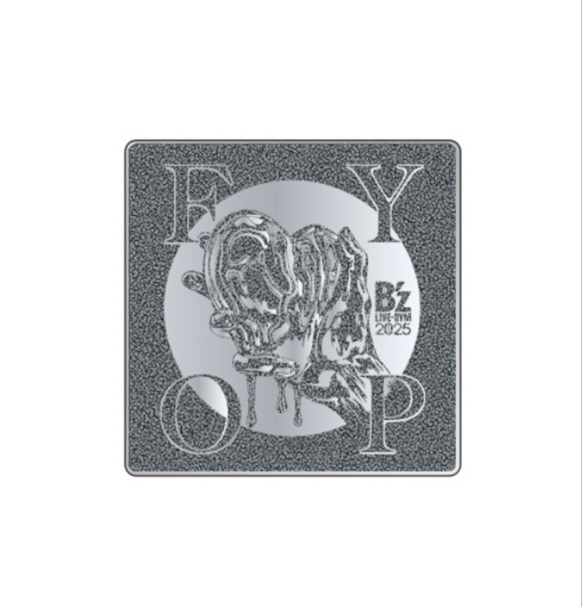 24時間以内に発送】B'z LIVE-GYM 2025 -FYOP- チャリティーピンバッジ