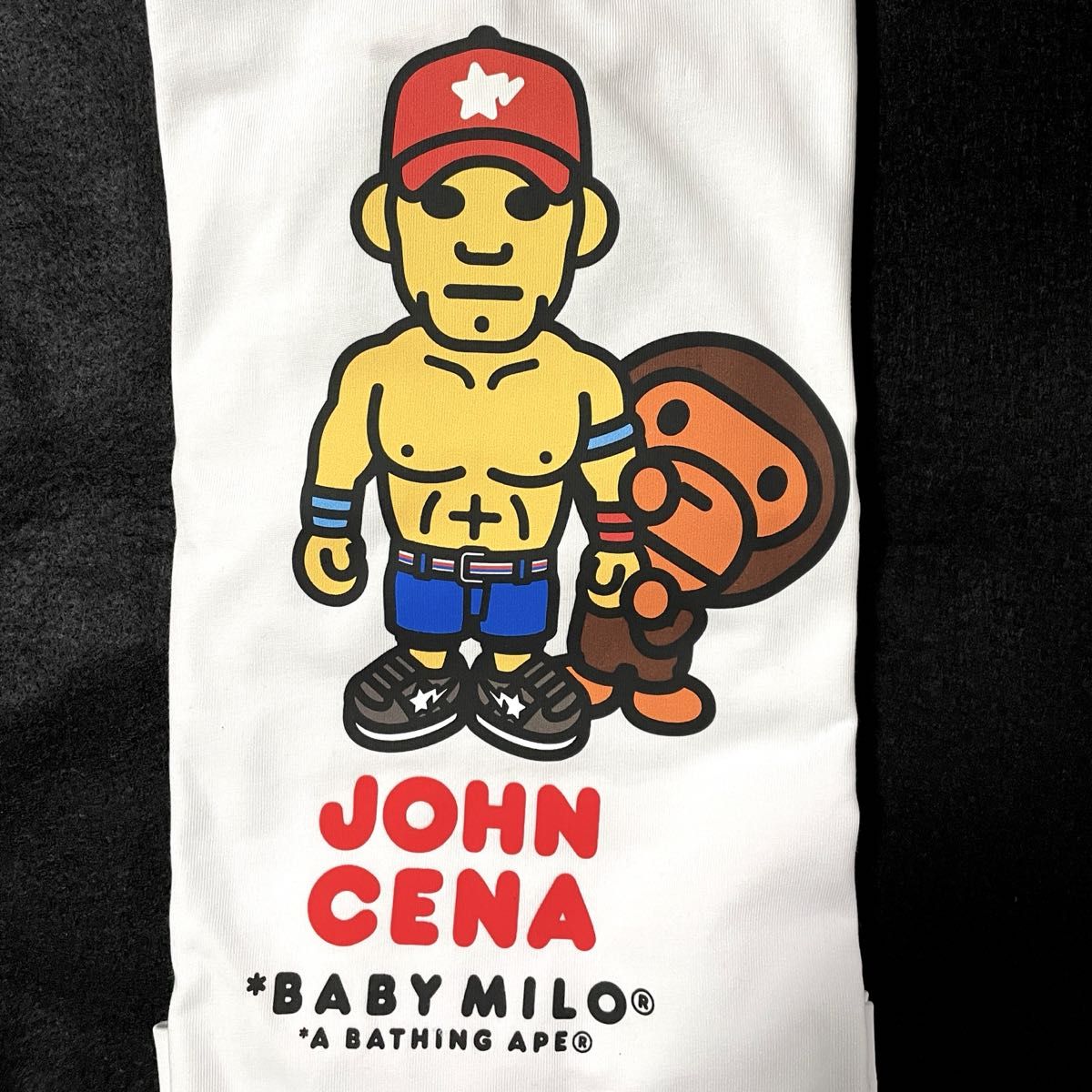 BAPE X WWE 】JOHN CENA BABY MILO RELAXED FIT TEE プロレス