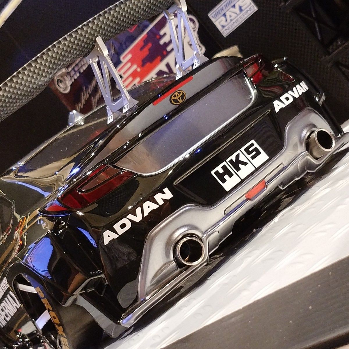 GR86 HKS HIPERMAX カッティング ステッカー ラジドリ ラジコンボディ