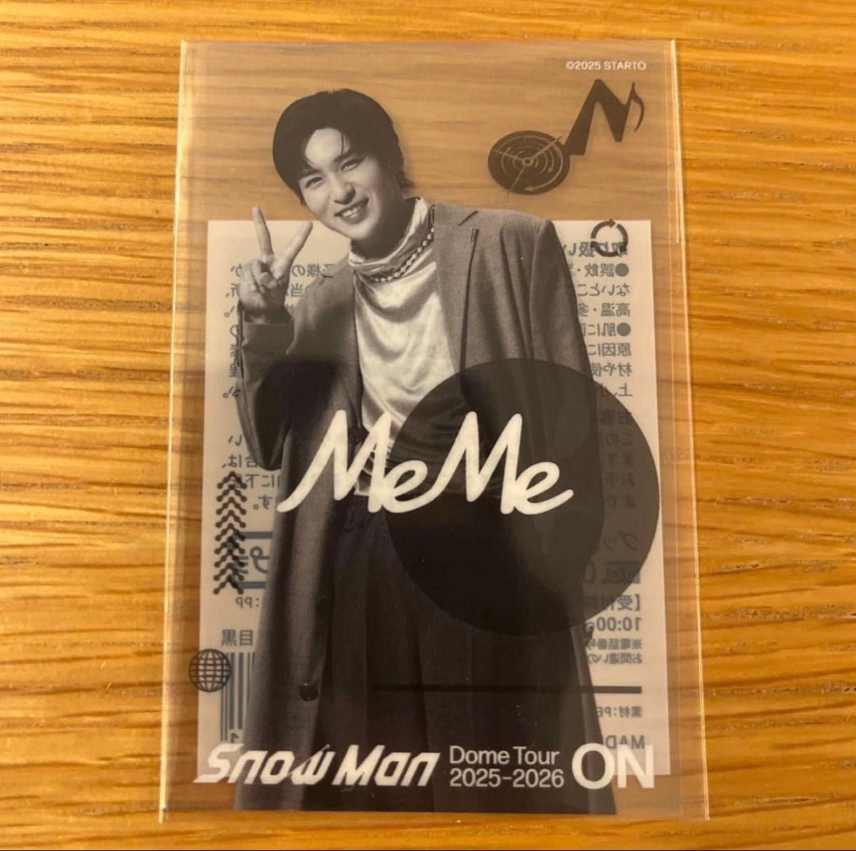 即日発送新品未使用品】 Snow Man Dome Tour 2025-2026 ON 目黒蓮6点