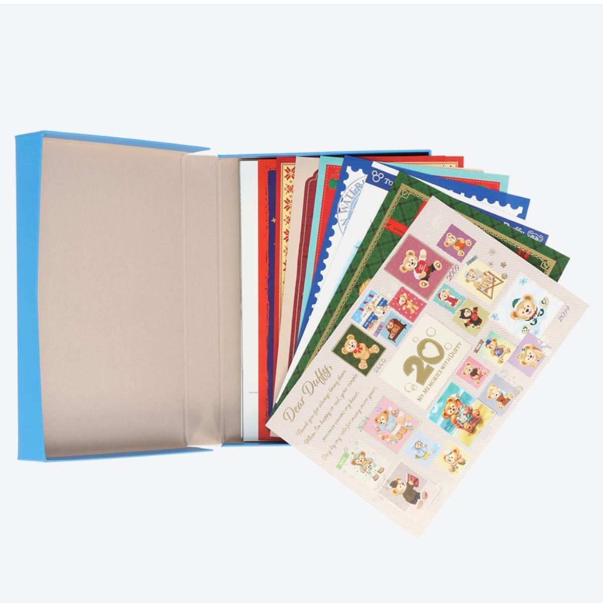 ダッフィー ポストカード21枚ケース付 20周年 マイメモリーズウィズ