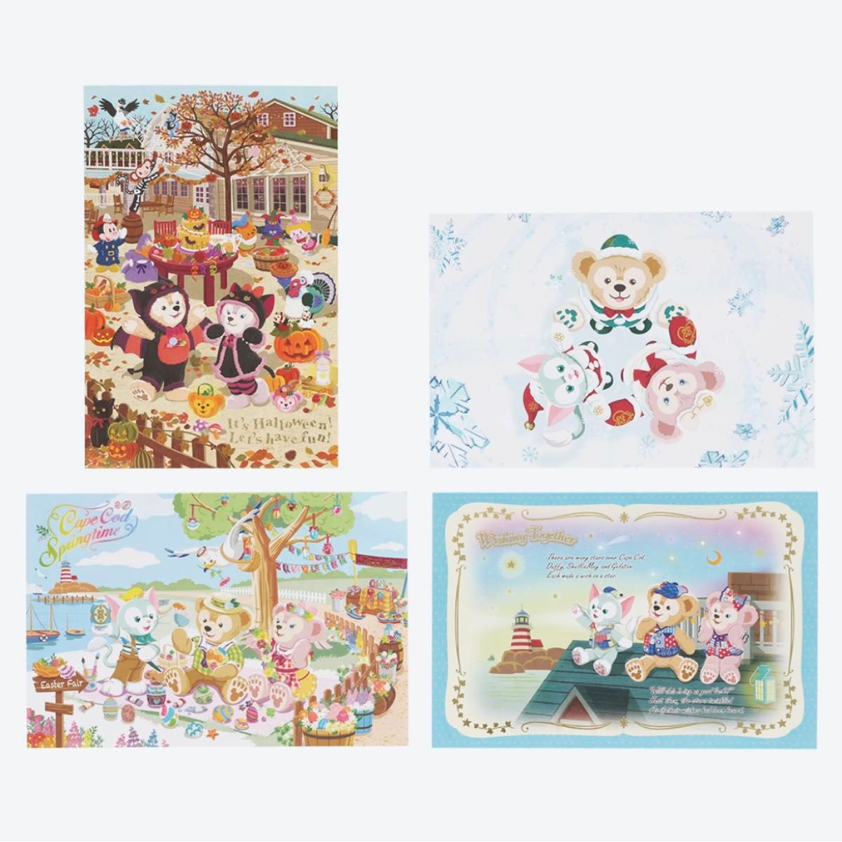 ダッフィー 20周年 ポストカードセット ポストカード21枚 ケース付