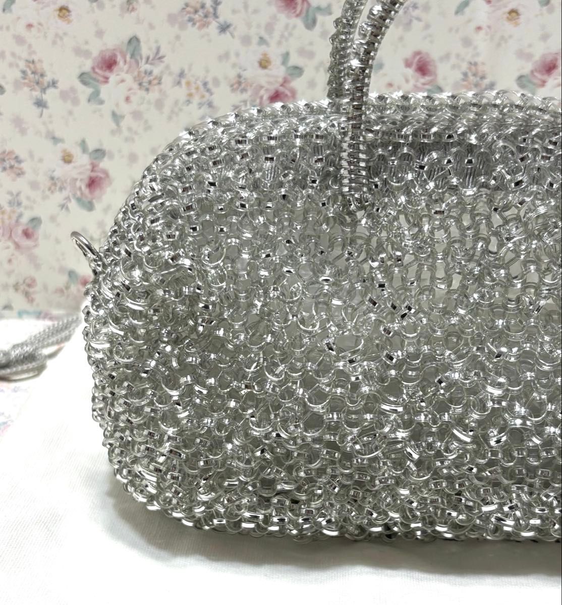 アンテプリマ コンフェット スモール シルバー ワイヤーバッグ｜Yahoo