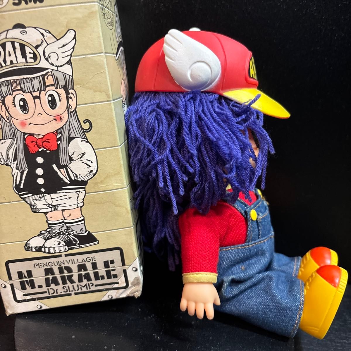 Dr スランプ アラレちゃん ソフビ フィギュア ポピー 当時物 箱付き 美