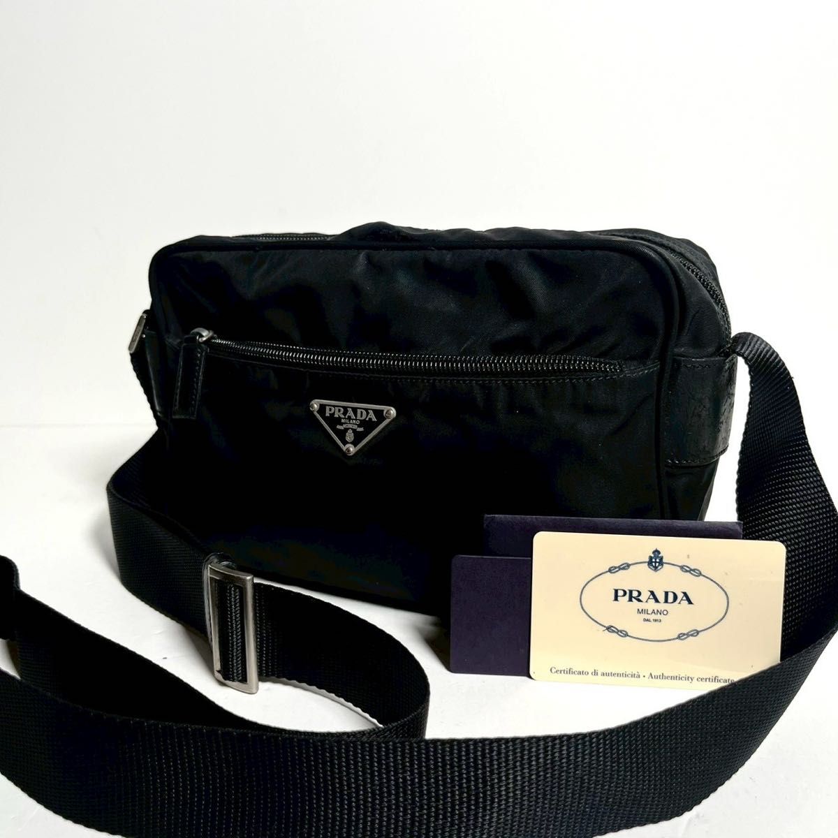 美品・Gカード付き】PRADA プラダ ミニ カメラバッグ ショルダーバッグ